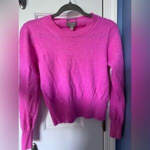 J. Crew cashmere sweater, cropped fit